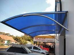 toldo azul